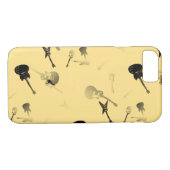 Guitars Rock Light Yellow Iphone Case (Achterkant (Horizontaal))