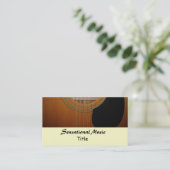 Guitars Sensational Music Visitekaartje (Staand voorkant)