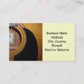 Guitars Sensational Music Visitekaartje (Achterkant)