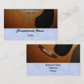 Guitars Sensational Music Visitekaartje (Voorkant / Achterkant)