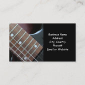 Guitars Sensational Music Visitekaartje (Achterkant)