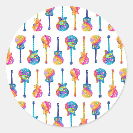 GUITARS  STICKERS (Voorkant)