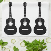 Guitars Towel Theedoek (Gevouwen)