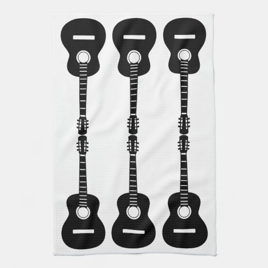 Guitars Towel Theedoek (Verticaal)