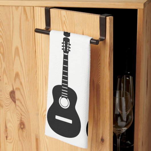 Guitars Towel Theedoek (Derde Gevouwen)