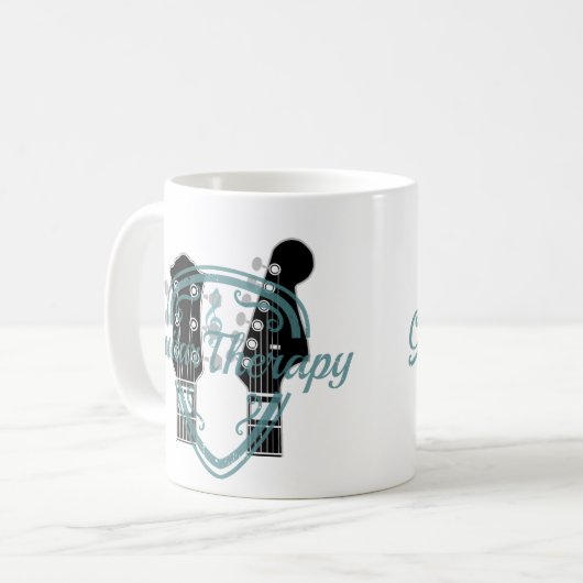 Guitartherapie Koffiemok (Voorkant links)
