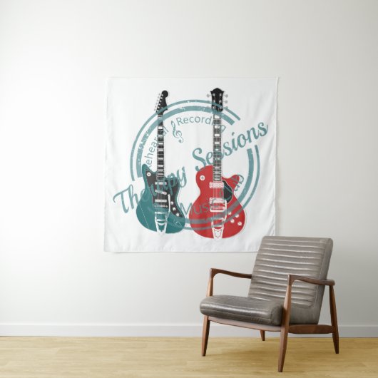 Guitartherapie Wandkleed (In situ)