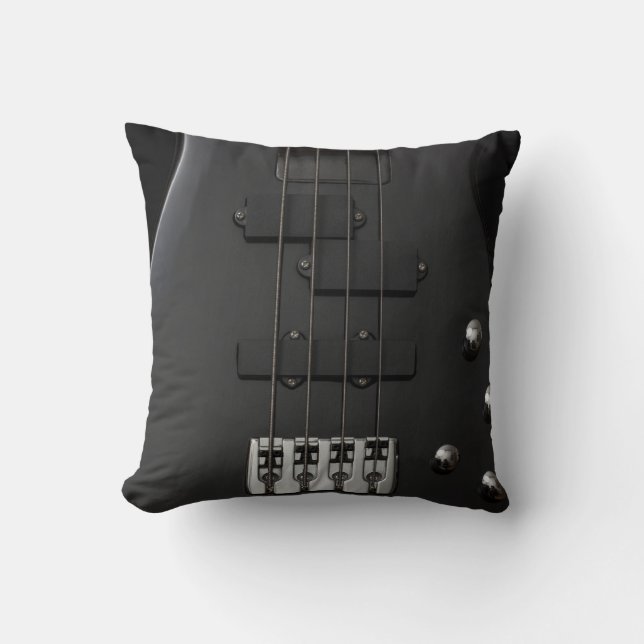 Guitbassin zwart kussen (Voorkant)