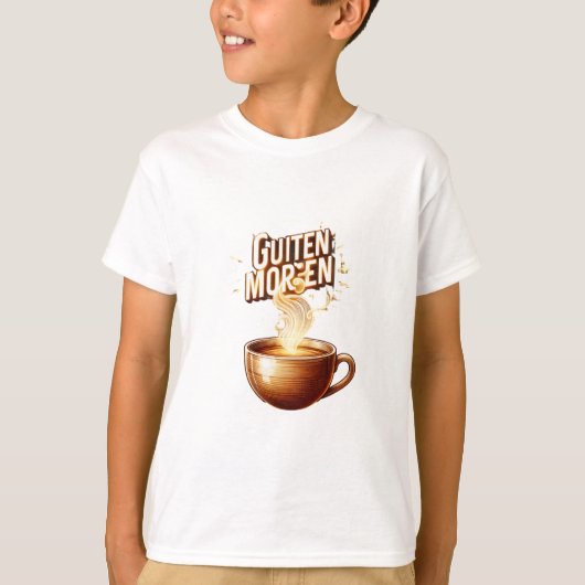 Guiten Morgen Kaffee T-shirt (Voorkant)