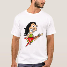Guiter die een metaal speelt! t-shirt