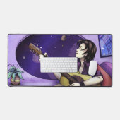 Guiter in de ruimte afspelen bureaumat (Keyboard & Muis)