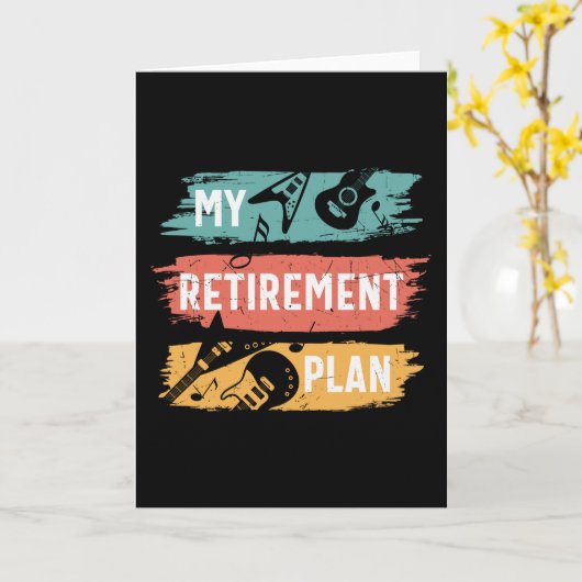 Guiter in ruste kaart (Gele Bloem)