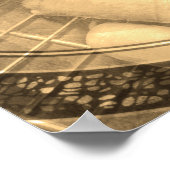 Guiter-speler zangeres collage poster (Hoek)