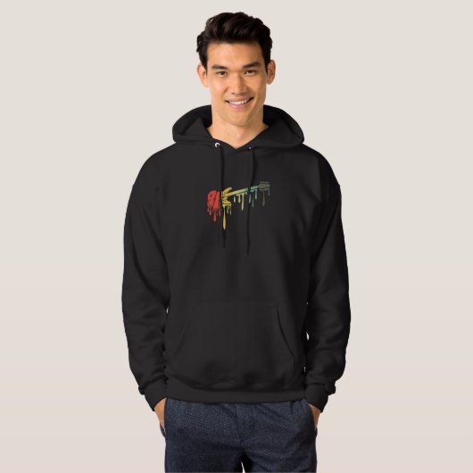 Guiter voor gitarist Musician But Player Hoodie (Voorkant volledig)