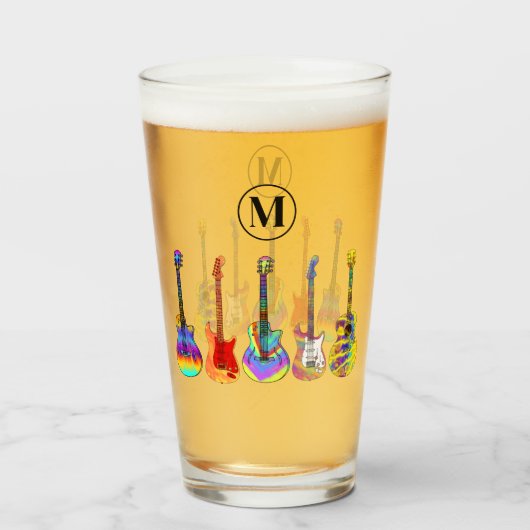 Guiters Gepersonaliseerd Glas (Voorkant gevuld)