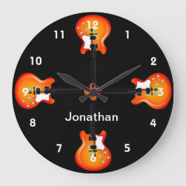 Guiters ontwerpwandklok grote klok