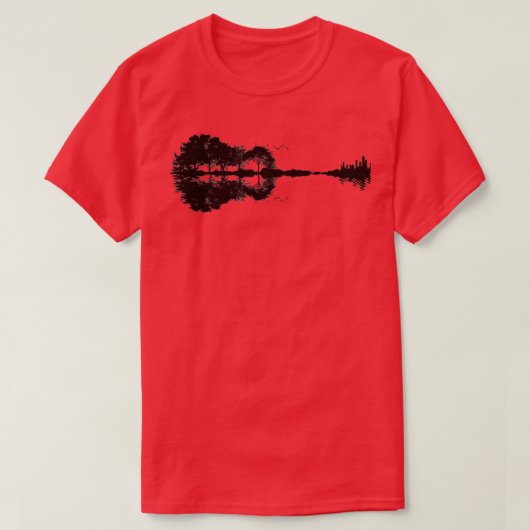 Guitlandschap Muziek T-shirt (Design voorkant)
