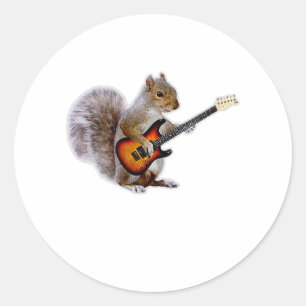 Guitse Lover  gitaar spelen Ronde Sticker