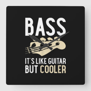 Guitse Lover Het is net als gitaar, maar koeler Vierkante Klok