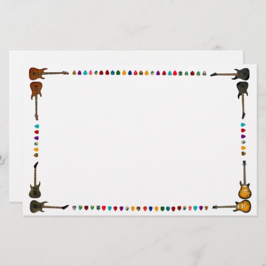 Guituitrusting Briefpapier (Voorkant / Achterkant)