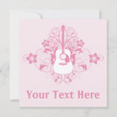 Guitvormig ontwerp kaart (Voorkant)