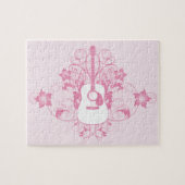 Guitvormig ontwerp legpuzzel (Horizontaal)