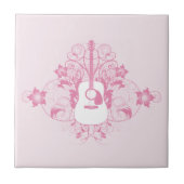 Guitvormig ontwerp tegeltje (Voorkant)