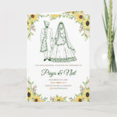 Gujarati Trouwprogramma als Hindoe Trouwgids Programma (Voorkant)