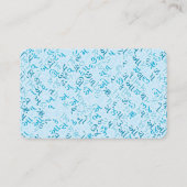 Gujarati Visitekaartje (Achterkant)