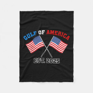 GUL-F Retro of America EST 2025 Amerikaanse vlag Fleece Deken