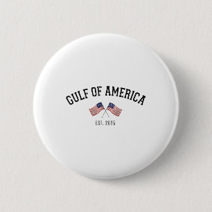 GUL-F Retro of America EST 2025 Amerikaanse vlag Ronde Button 5,7 Cm