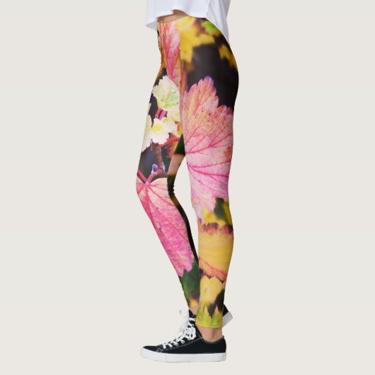 Gula leggings i unik design  (Links)