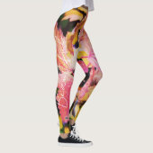 Gula leggings i unik design  (Rechts)
