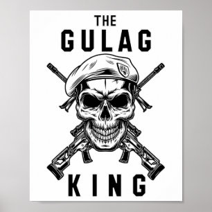 Gulag Koning Gamen Gamer Warzone Gamer Cadeau Poster
