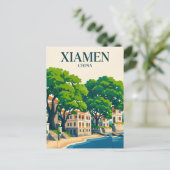 Gulangyu-eiland China Briefkaart (Staand voorkant)