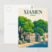 Gulangyu-eiland China Briefkaart (Voorkant / Achterkant)
