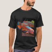 Gularis Killifish on Black T-shirt (Voorkant)