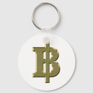 GULDEN BAHT TEKEN ฿ Thais Geld Valuta ฿ Sleutelhanger