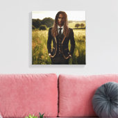 gulden eerbied canvas afdruk (Insitu (Woonkamer))