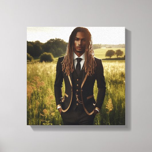 gulden eerbied canvas afdruk (Voorkant)