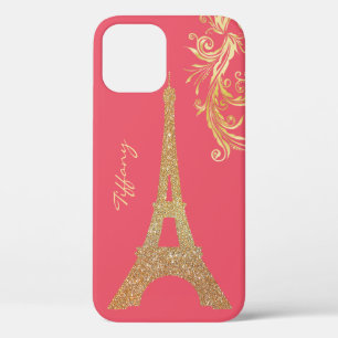 Gulden Eiffeltoren aangepaste iPhone Case-Mate iPhone Case