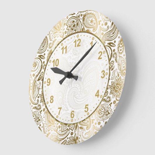Gulden en witte pit grote klok (Hoek)