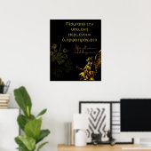 GULDEN ENGEL INSPIRERENDE QUOTE POSTER  (Thuiskantoor)