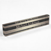 Gulden glittergradiëntstrips met striping, blz. naambordje