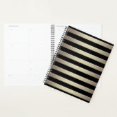 Gulden glittergradiëntstrips met striping, blz. planner (Display)