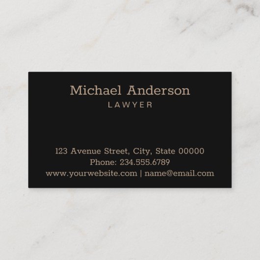 Gulden glittergradiëntstrips met striping, blz. visitekaartje (Achterkant)