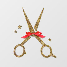 Gulden glitterschaar - Haardisser stylist