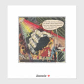 Gulden  horrorstrips, enge retro sticker (Vel)