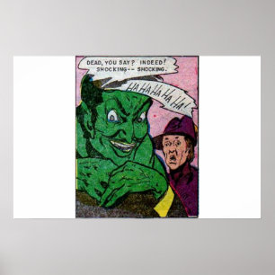 Gulden jaren '50: gruwelijke stripverhalen   enge  poster