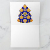 Gulden kerkmuurpatroon. bedankkaart (Binnen)